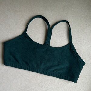 Beyond Yoga Forest Green Racerback Sports Bra